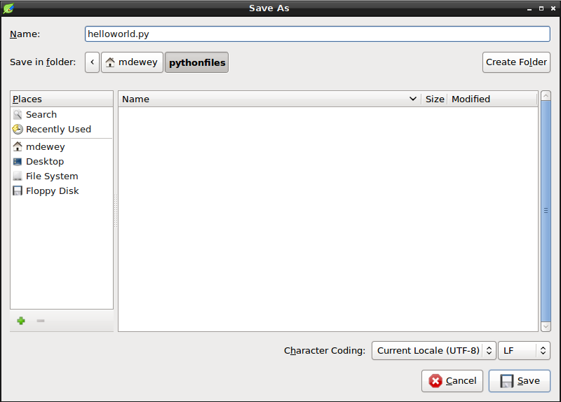 helloworld save